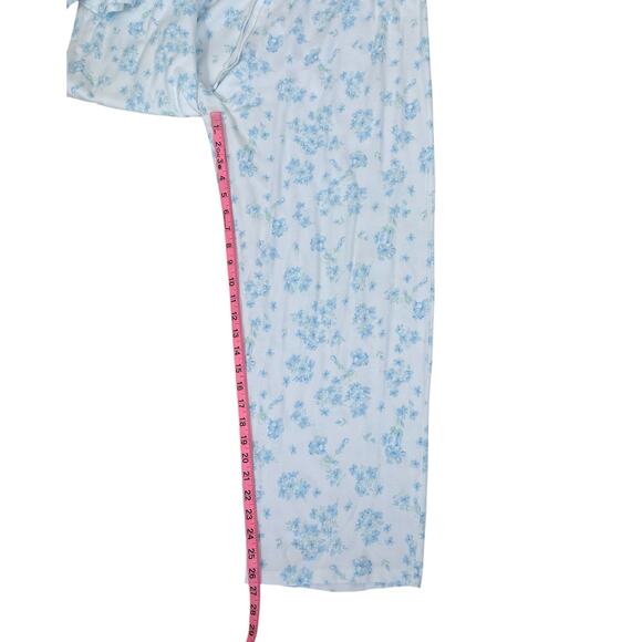 Eileen West Cotton Floral Pajama Pants Set Size Large Cottage Grandma Feminine - Picture 11 of 14